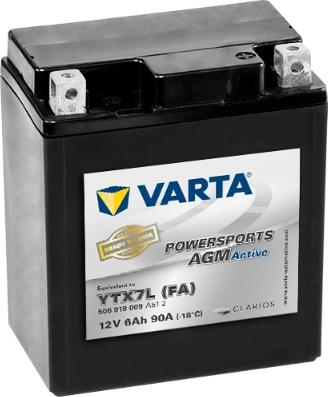 Varta 506919009A512 - Стартерна акумуляторна батарея, АКБ autozip.com.ua