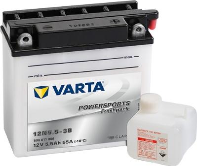 Varta 506011006I314 - Стартерна акумуляторна батарея, АКБ autozip.com.ua
