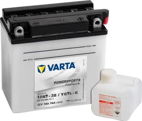 Varta 507012004A514 - Стартерна акумуляторна батарея, АКБ autozip.com.ua