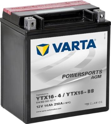 Varta 514902022A514 - Стартерна акумуляторна батарея, АКБ autozip.com.ua