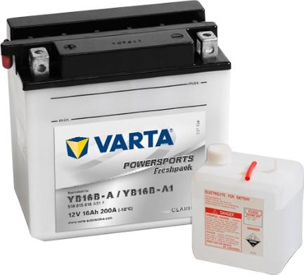 Varta 516015016A514 - Стартерна акумуляторна батарея, АКБ autozip.com.ua
