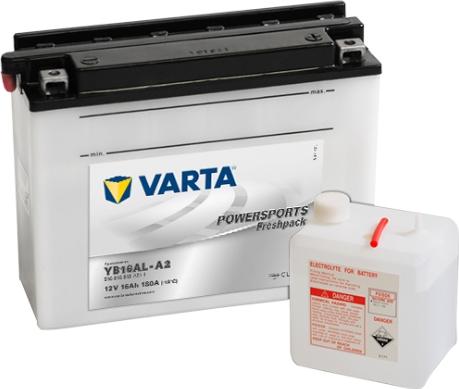 Varta 516016012A514 - Стартерна акумуляторна батарея, АКБ autozip.com.ua