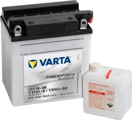Varta 511013009A514 - Стартерна акумуляторна батарея, АКБ autozip.com.ua