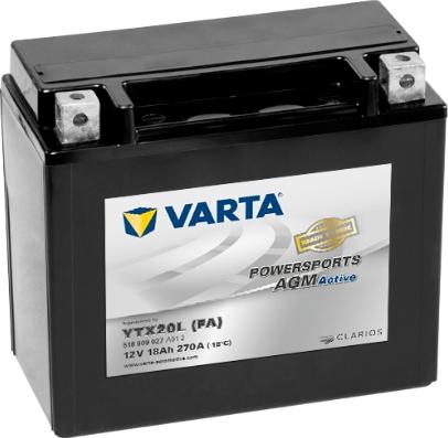 Varta 518909027A512 - Стартерна акумуляторна батарея, АКБ autozip.com.ua