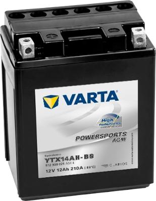 Varta 512908021A514 - Стартерна акумуляторна батарея, АКБ autozip.com.ua