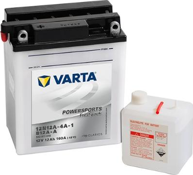 Varta 512011016I314 - Стартерна акумуляторна батарея, АКБ autozip.com.ua