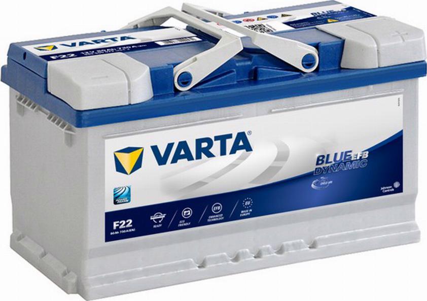 Varta 580500073 - Стартерна акумуляторна батарея, АКБ autozip.com.ua
