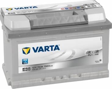 Varta 574402075 - Стартерна акумуляторна батарея, АКБ autozip.com.ua