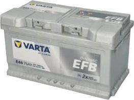 Varta 575500073 - Стартерна акумуляторна батарея, АКБ autozip.com.ua