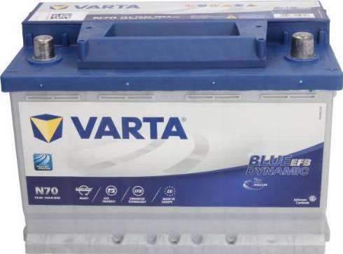 Varta 570500076 - Стартерна акумуляторна батарея, АКБ autozip.com.ua