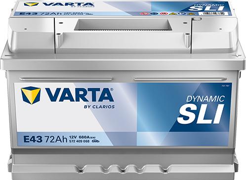 Varta 572409068K262 - Стартерна акумуляторна батарея, АКБ autozip.com.ua