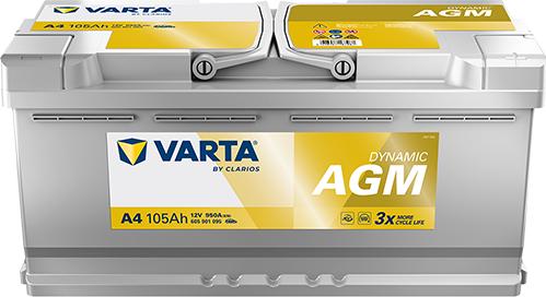 Varta 605901095K262 - Стартерна акумуляторна батарея, АКБ autozip.com.ua