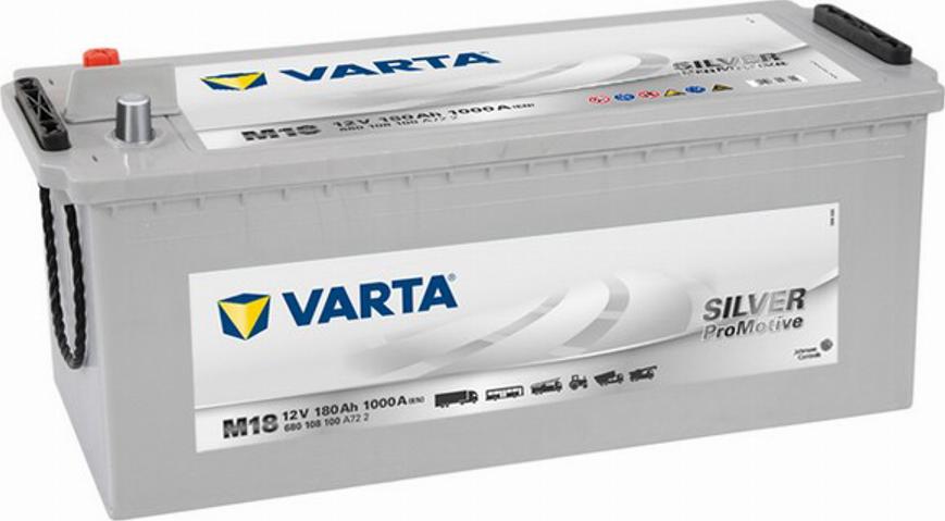 Varta 680 108 100 - Стартерна акумуляторна батарея, АКБ autozip.com.ua