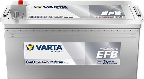 Varta 740500120K182 - Стартерна акумуляторна батарея, АКБ autozip.com.ua