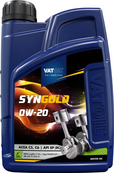 VatOil SYGOLDDXECO0W20 - Моторна олива autozip.com.ua