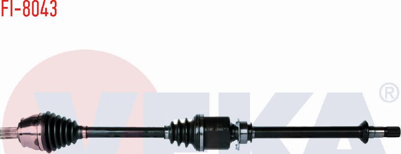 Veka FI-8043 - Приводний вал autozip.com.ua