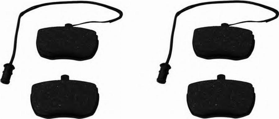 VEMA 4444158 - Гальмівні колодки, дискові гальма autozip.com.ua