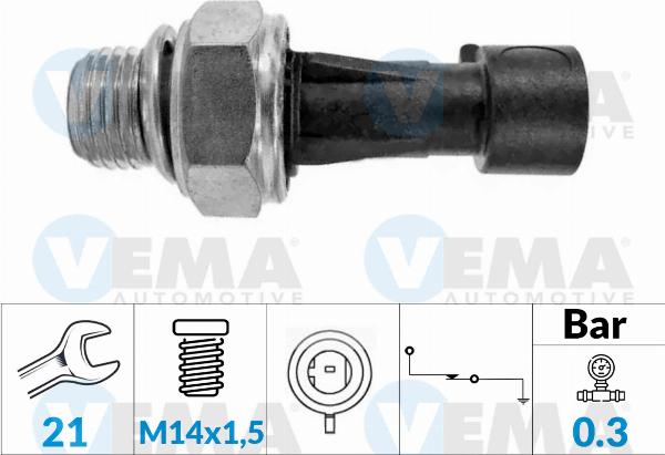 VEMA 360045 - Датчик, тиск масла autozip.com.ua