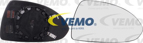Vemo V40-69-0001 - Дзеркальне скло, зовнішнє дзеркало autozip.com.ua