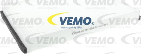 Vemo V40-30-1104-1 - Фільтр, повітря у внутрішній простір autozip.com.ua