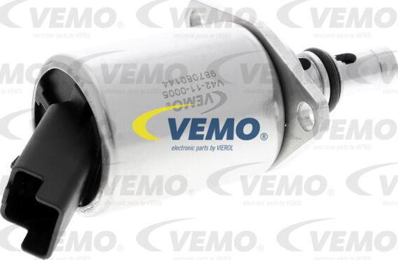Vemo V42-11-0005 - Регулюючий клапан, кількість палива (Common-Rail-System) autozip.com.ua