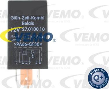 Vemo V15-71-0021 - Реле, поздовжній нахил шворня вентилятора autozip.com.ua
