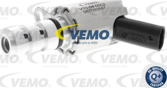 Vemo V10-54-0002 - Клапан підтримки тиску масла autozip.com.ua