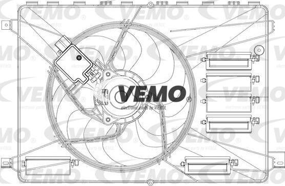 Vemo V25-01-1563 - Вентилятор, охолодження двигуна autozip.com.ua
