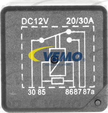 Vemo V20-71-0004 - Реле, робочий струм autozip.com.ua