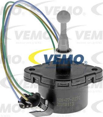 Vemo V20-77-0291 - Регулювальний елемент, регулювання кута нахилу фар autozip.com.ua