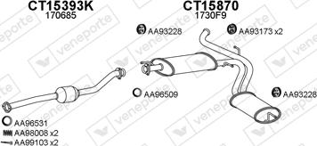 Veneporte 450931 - Система випуску ОГ autozip.com.ua