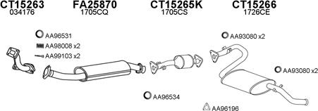 Veneporte 450167 - Система випуску ОГ autozip.com.ua