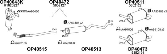 Veneporte 400417 - Система випуску ОГ autozip.com.ua