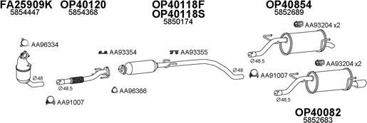 Veneporte 770164 - Система випуску ОГ autozip.com.ua