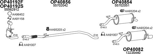 Veneporte 770315 - Система випуску ОГ autozip.com.ua