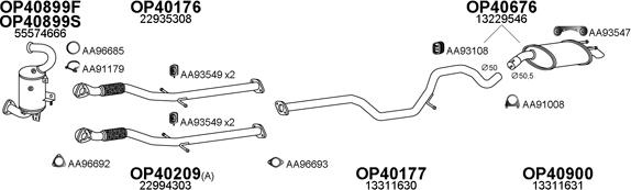 Veneporte 400583 - Система випуску ОГ autozip.com.ua