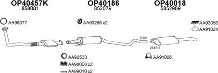 Veneporte 400042 - Система випуску ОГ autozip.com.ua