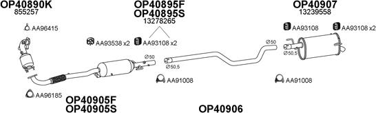 Veneporte 400718 - Система випуску ОГ autozip.com.ua