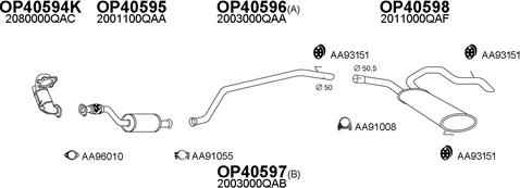 Veneporte 530143 - Система випуску ОГ autozip.com.ua