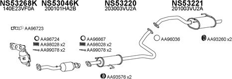 Veneporte 530292 - Система випуску ОГ autozip.com.ua