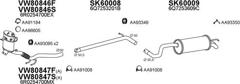 Veneporte 600146 - Система випуску ОГ autozip.com.ua