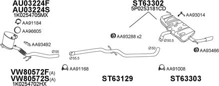 Veneporte 630235 - Система випуску ОГ autozip.com.ua