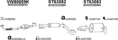 Veneporte 800412 - Система випуску ОГ autozip.com.ua