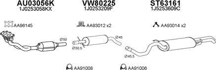 Veneporte 800092 - Система випуску ОГ autozip.com.ua