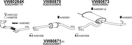 Veneporte 800808 - Система випуску ОГ autozip.com.ua