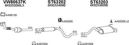 Veneporte 800356 - Система випуску ОГ autozip.com.ua