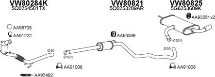 Veneporte 800757 - Система випуску ОГ autozip.com.ua