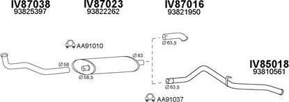 Veneporte 870015 - Система випуску ОГ autozip.com.ua