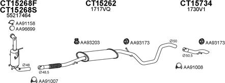 Veneporte 450716 - Система випуску ОГ autozip.com.ua