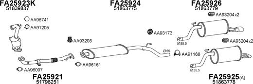 Veneporte 250567 - Система випуску ОГ autozip.com.ua